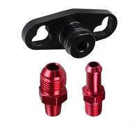 Adaptador de regulador de presión de combustible de aluminio diseñado para sistemas de riel de combustible Mitsubishi con puerto NPT de 1/8