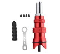 Adaptador de remache mejorado con cabezal de remache eléctrico de 2,4 mm a 4,8 mm, herramienta de taladro remachadora inalámbrica, mango extraíble, fuente de alimentación