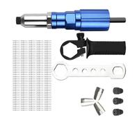 Adaptador de remache multimaterial para taladros eléctricos, diseño de aleación reforzada y operaciones de fijación 50% más rápidas, convertidor de remaches de aleación de aluminio