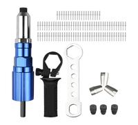 Adaptador de remache multimaterial para taladros eléctricos, diseño de aleación reforzada y operaciones de fijación 50% más rápidas, convertidor de remaches de aleación de aluminio