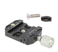 Adaptador de repuesto con abrazadera de liberación rápida compatible con Arca-Swiss para Manfrotto rc2 estándar de trípode de cabeza de bola convertidor de repuesto