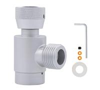 Adaptador de repuesto de cilindro de tanque de llenado de CO2, adaptador de soda, W21.8-14 a TR21-4 convertidor de soda de repuesto para máquina de soda, cilindro de acuario, adaptador de refresco de