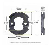 Adaptador de repuesto fijo de aleación de aluminio para computadora de bicicleta Garmin 1050 con ajuste seguro y estructura ligera para ciclismo al aire libre