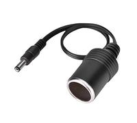 Adaptador de repuesto para encendedor de cigarrillos, enchufe hembra de 5,5 x 2,1 mm a encendedor de cigarrillos de coche, cable de alimentación hembra para inversor de coche, bomba de aire, taza