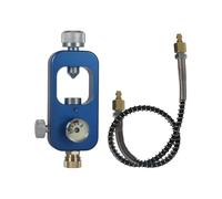 Adaptador de repuesto para tanques de buceo con medidor y manguera, aleaciones de aluminio, cilindro de oxígeno, adaptador de repuesto duradero para actividades submarinas