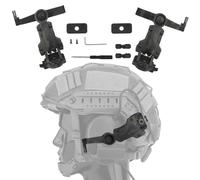 Adaptador De Riel ARC for Casco Táctico for Auriculares - Soporte Giratorio De 360° for Cascos Ops Core Y Team Wendy(Bcp)