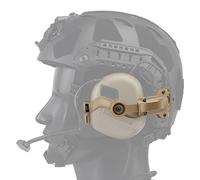 Adaptador de riel de casco de rotación multiángulo para auriculares tácticos, compatible con OPS Core ARC y Team Wendy M-LOK Rail