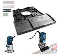 Adaptador de riel de guía profesional para Bosch GKF 600 para Makita/Bosch/Festool, riel de guía superior, fresadora de cantos adaptador
