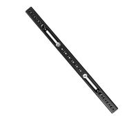 Adaptador de rieles de liberación rápida con perillas de rotación de 360 grados para configuraciones de filmación flexibles, soporte regulador de aluminio