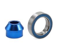Adaptador de rodamiento de metal + rodamiento de bolas de 10 x 15 x 4 mm #6893X RC piezas de actualización para TRAXXAS Slash 4x4 RC Car (azul)