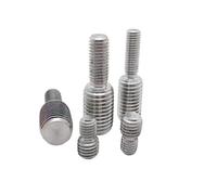 Adaptador de rosca acero inoxidable 304 A2 macho a M3 M4 M5 M6 M8 M10 M12 M14 M16 M20 1/5 piezas(5pcs M8x10-M10x10)