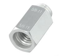 Adaptador de rosca de metal de 5/20.3 cm-11 para amoladora angular y máquina pulidora, conector de almohadilla de lana de doble cara con roscas internas y externas de 5/20.3 cm-11,