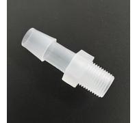 Adaptador de rosca macho 1/8R, paquete de 25 accesorios de espiga for manguera de plástico reutilizables for uso en maquinaria bioquímica y alimentaria(5/16inch-7.9mm 1/8R)