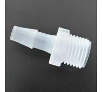 Adaptador de rosca macho de 1/4G, conector de púas for manguera de plástico, paquete de 50 for aplicaciones de laboratorio, maquinaria alimentaria y bioquímica(1/4inch 6.4mm)