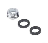 Adaptador de rosca para aireadores de grifo de lavabo que soporta conversión de tamaños de salida comunes 14, 16, 18, 20, 22, 24, 26, 28 a rosca uniforme de 22 (20-22 macho)