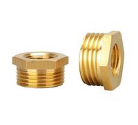 Adaptador de rosca para manguera estándar británico, reductor de enchufe hexagonal, conector macho a hembra de 1/8", 1/4", 3/8", 1/2", 3/4" y 1". (F 02 TB M 03)