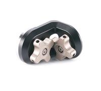 Adaptador de roseta en ángulo recto con ubicación de 1/4 pulgada-20