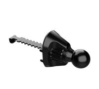 Adaptador de rótula de 17 mm, base de montaje adecuada para rejilla de ventilación de coche, teléfono, soporte de navegación con ángulos ajustables, clip de ventilación ajustable para SUV, camiones