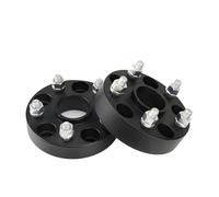 Adaptador de rueda 2 piezas PCD 5x114,3 CB 64,1mm espaciadores de rueda adaptador adecuado para 5 terminales para Honda serie Universal(2PCS 20mm Black)
