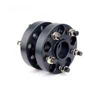 Adaptador de rueda Adaptador espaciador de rueda 15/20/25/30/35mm, 5x114,3, 66,1mm, para 350Z/370Z/GTR/Maxima/Altima/Fuga/Leaf/Maxima/Bluebird, 2 piezas(2PCS 45mm black)