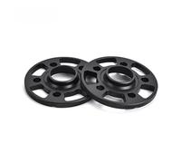 Adaptador de rueda Embers para mercedes para benz para Audi para BMW 5x112 CB 66,6mm espaciadores de rueda llantas adaptadores cubo aleación aluminio forjado 2 uds(Black 15mm 2PCS)