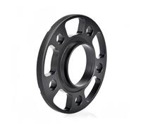 Adaptador de rueda Para Q5 Adaptador de cubo espaciadores rueda negros aluminio forjado 2 piezas(Black 15mm 2PC)