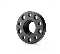 Adaptador de rueda Para Volkswagen para Golf PCD 5x112 CB 57.1 M14x1.5 Aluminio forjado 2003-2025 Adaptador de cubo espaciadores rueda(Black 25mm 2PC)