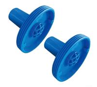 Adaptador de salida de piscina, adaptador de salida de 1.25 pulgadas para piezas de equipo de piscina Intex, mejora el sistema de filtración, paquete de 2 (2 azul)