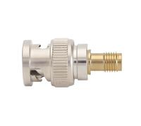 Adaptador de señal BNC macho a hembra para accesorios de computadora de metal para manualidades SMA