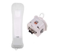 Adaptador de Sensor Wii Motion Plus de Precisión con Funda de Silicona Suave y Protectora para Mando a Distancia de Wii, Mejora la Experiencia de Juego