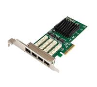 Adaptador de servidor de derivación PCI-e x4 Gigabit Ethernet de cobre de cuatro puertos basado en Intel i350-am2