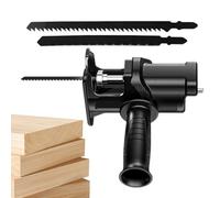 Adaptador de sierra sable compacta, cabezal de corte de péndulo manual - Accesorios para herramientas eléctricas para cortar tubos de PVC, chapas, madera y cartón