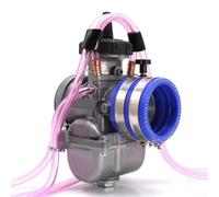 Adaptador de silicona azul de 45 mm para tubo de motocicleta, resistente al calor para sello de brida de goma fácil de limpiar, compatible con Having Unive