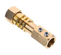 Adaptador de Soldadura por Puntos de Cobre Dorado Cabezal de Bloqueo | Repuesto para Soldador de Reparación de Abolladuras, Conexión Segura y Estable, Uso Dent Repair Welder