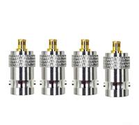 Adaptador de sonda de osciloscopio compatible con DSO-TC2 TC3 100MHz Ancho de banda Manga de posicionamiento seguro 600V Voltaje máximo P6100 Clip Accesorio Plateado Paquete de 2 para pruebas de señal