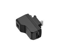 Adaptador de sonido de micrófono profesional tipo C adaptador de carga de puerto de 3,5 mm para cámara de acción, accesorios de carga