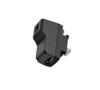 Adaptador de sonido de micrófono profesional tipo C de 3,5 mm para carga de accesorios de cámara de acción