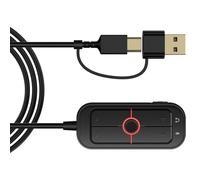 Adaptador de sonido USB independiente externo con sonido envolvente envolvente para música y juegos tarjeta de sonido externa