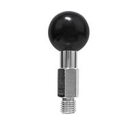 Adaptador de soporte de bola de 1 pulgada mejorado adaptador de bola antideslizante M10 25 rosca metal de alta calidad apto para base esférica
