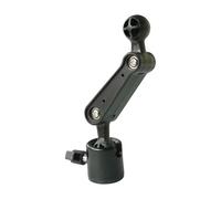 Adaptador de soporte de cabeza de bola de 1/4 pulgada hembra 17 mm Conector de montaje de trípode de bola ángulo ajustable soporte de teléfono trípode