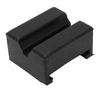 Adaptador de soporte de gato YUMILI, almohadilla protectora de soldadura de pellizco resistente al desgaste de goma ranurada cuadrada Universal para coche