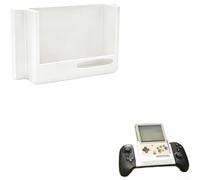 Adaptador de soporte de mango para RP a 8 BitDo Controller Conector de sujeción de consola de juegos Soporte de montaje (blanco)