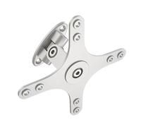 Adaptador de soporte de pantalla ajustable para montaje en pared, agujero de tornillo de 1/4 pulgadas a 100 x 100 mm, 75 x 75 mm, para placa de soporte de pantalla de escritorio