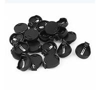 Adaptador de soporte de pila botón 3V CR2032 CR2025 negro 20 unidades