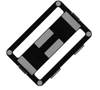 Adaptador de soporte de repuesto for dos monitores, base de montaje con ojal totalmente ajustable, soporte de pantalla expandible for pantallas de computadora de 13 a 32 pulgadas.(Black Laptop Tray)