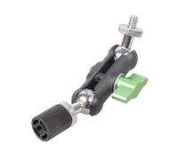 Adaptador de soporte de tornillo roscado macho a hembra de 1/4 pulgadas, soporte de tornillo roscado, soporte ajustable para teléfono, correa de muñeca desmontable