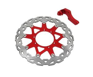 Adaptador de soporte del Rotor de disco de freno flotante delantero de motocicleta 320MM para CR125 CR250R CRF250R para CRF250X CRF450R CRF450X Discos de freno