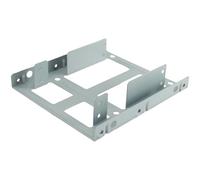 Adaptador de soporte duro de metal de 2.5 pulgadas para almacenamiento interno de escritorio sin problemas, expansión estable, adaptador de bahía de unidad de metal de alta resistencia
