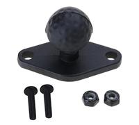 Adaptador de soporte fijo de aleación de aluminio para motocicleta, bola de 25 mm para soporte de cabeza, soporte de bicicleta, adaptador de cabeza de bola