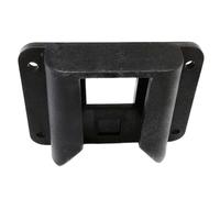 Adaptador de soporte frontal para bicicletas plegables, soporte frontal, base de montaje en bastidor, adaptador de soporte de bolsa de bicicleta plegable